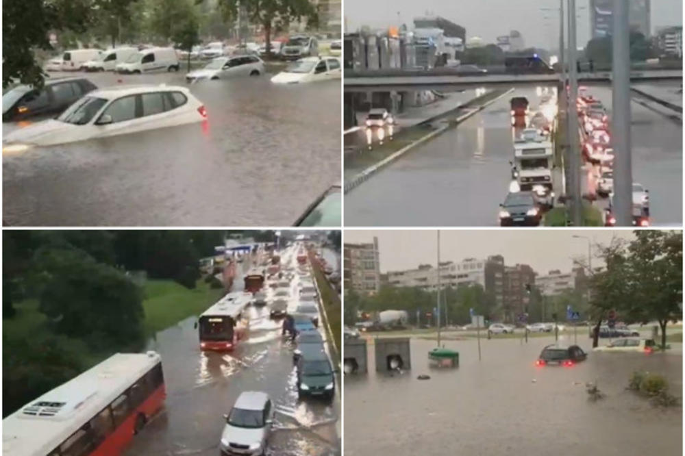 U Beogradu 100 litara kiše po kvadrtnom metru