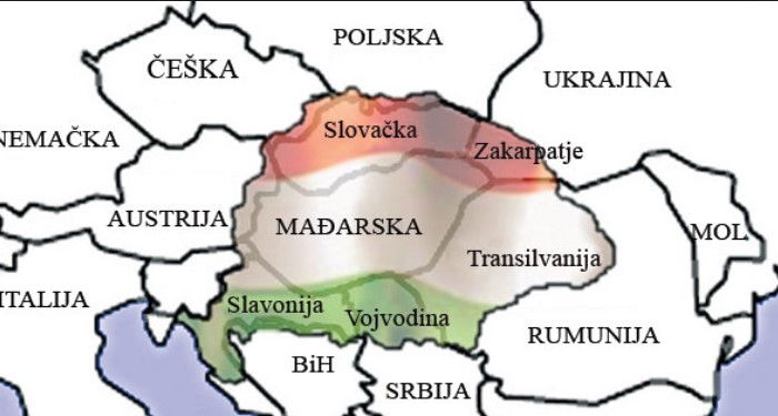 Slovenija protiv karte “velike Mađarske”