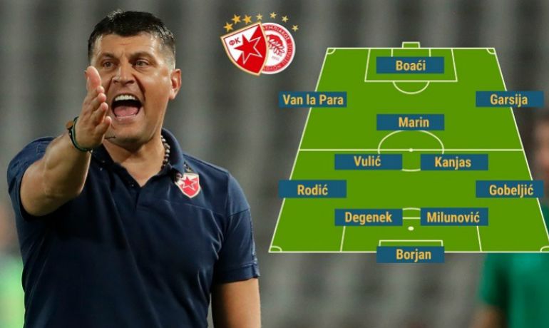 ZVEZDA – TIM ZA OLIMPIJAKOS: Novi napadački trozubac! Biće minuta i za Tomanea