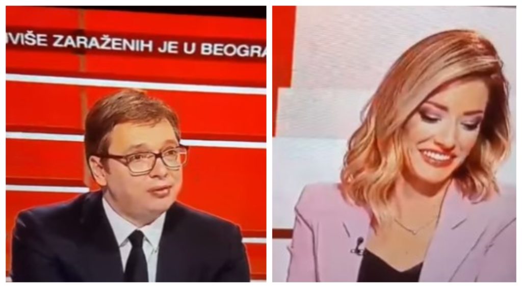 Smejala se Vučiću u facu: Jovana u emisiji napravila gaf