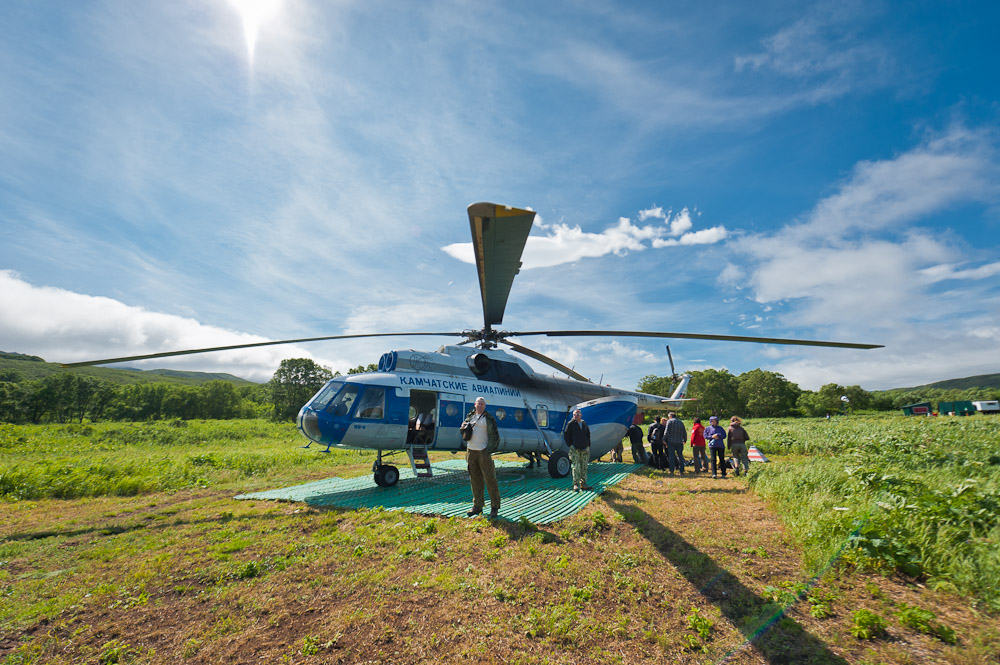 Pao helikopter na Kamčatki