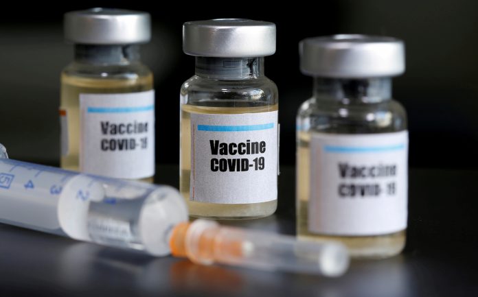 FILE PHOTO: FILE PHOTO: Small bottles labeled with a