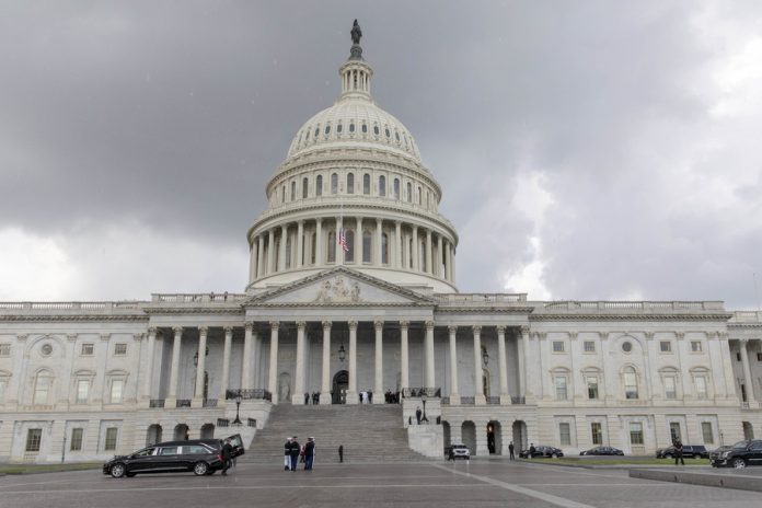 Late Senator John McCain lies In State at United States Capitol