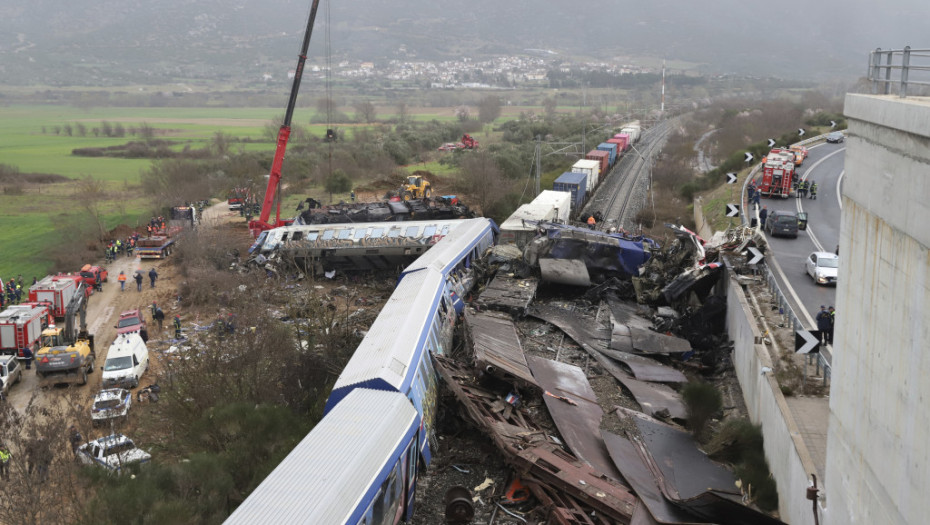 Sudar vozova u Grčkog - 36 poginula