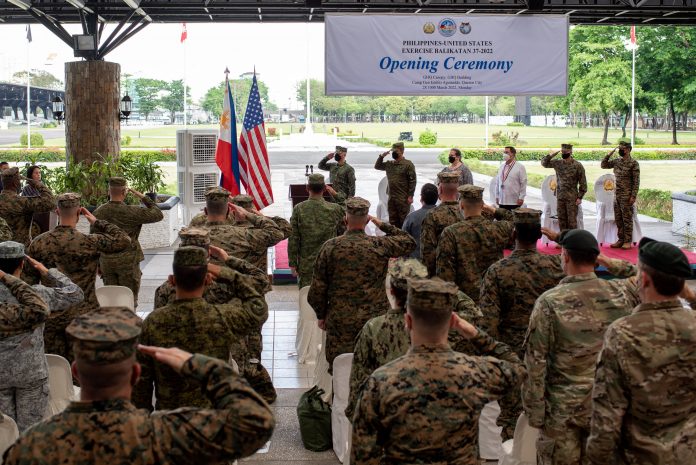 Opening ceremony of Balikatan joint military exercises
