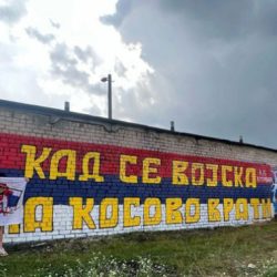 U Rusiji grafiti o Kosovu