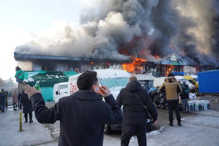 Požar na Novom Beogradu
